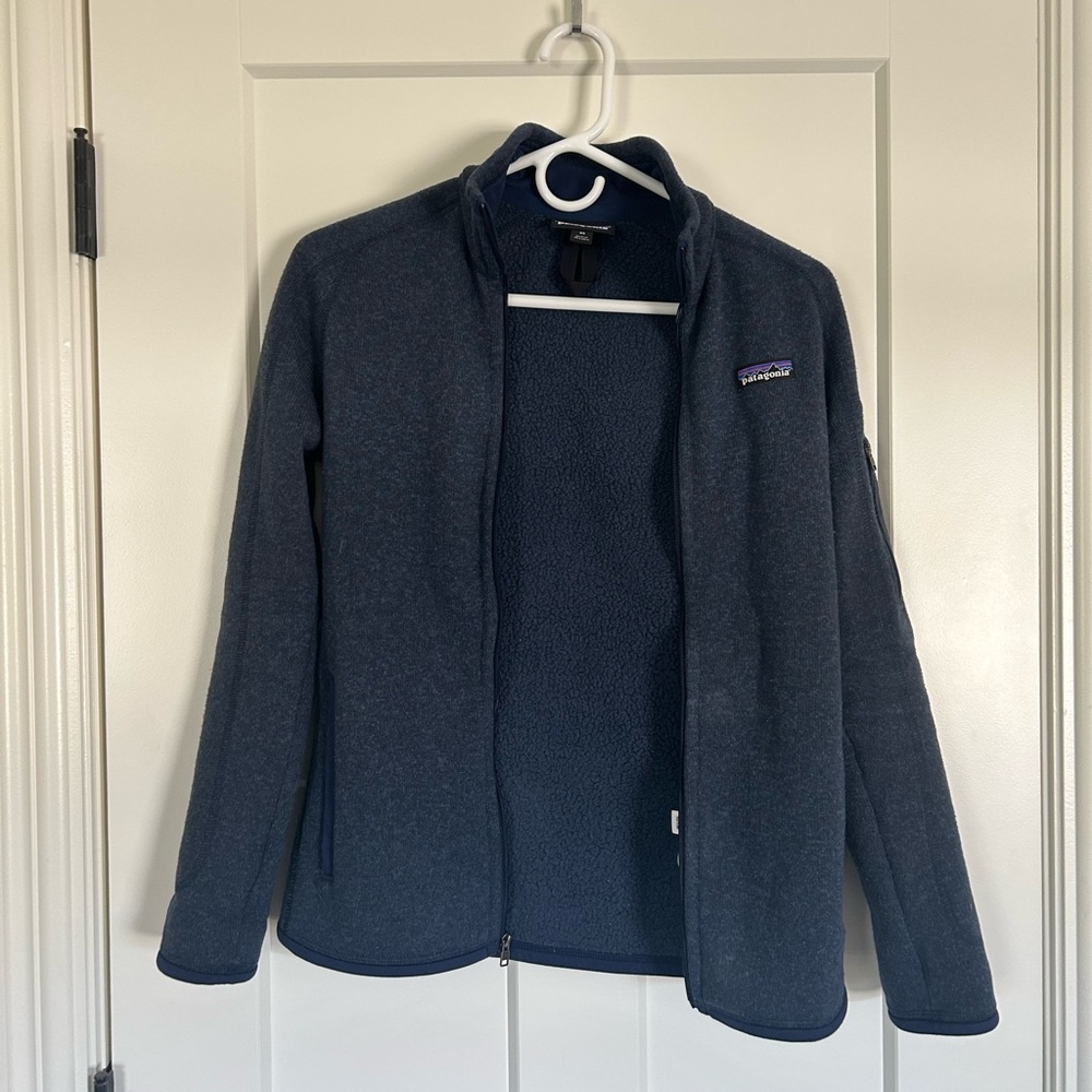 Patagonia Women's Better Sweater Fleece Jacket XS Navy
